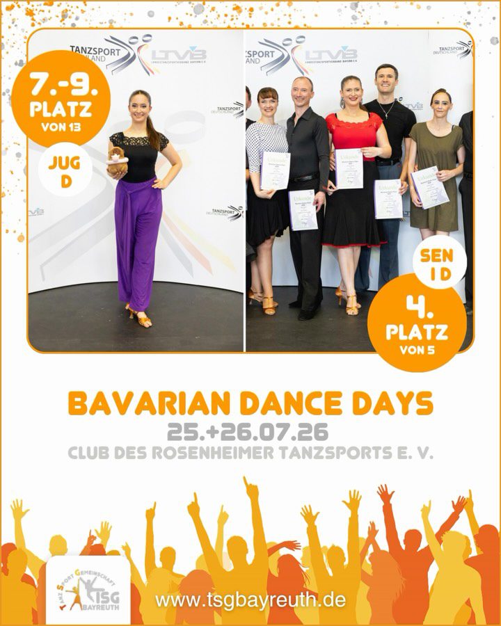 Bavarian Dance Days in Rosenheim 💃🕺 Die Erwartungen an dieses Wochenende waren klar: starke Konkurre