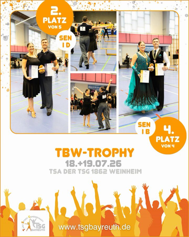 TBW Trophy in Weinheim für Irina & Felix 💃🕺 Ein Wochenende voller Premieren: die ersten Starts in de