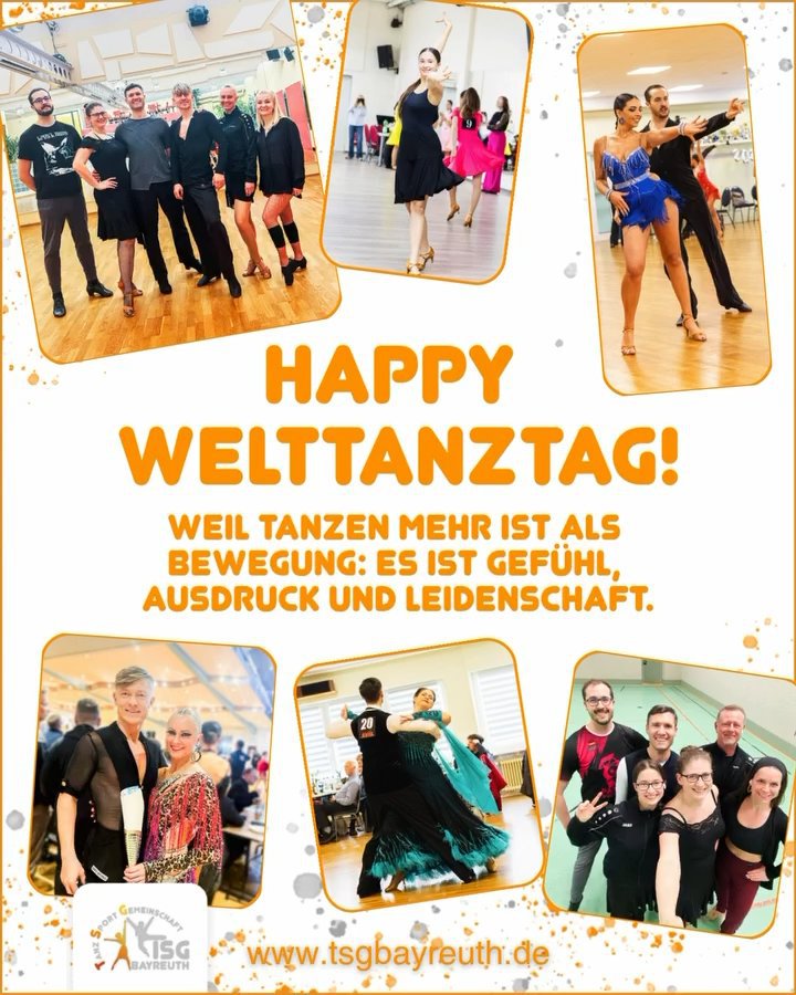 Happy Welttanztag! 💃🕺🧡